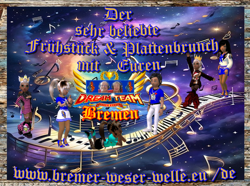 Der beliebte Frühstück & Plattenbrunch mit Eurem DreamTeamBremen