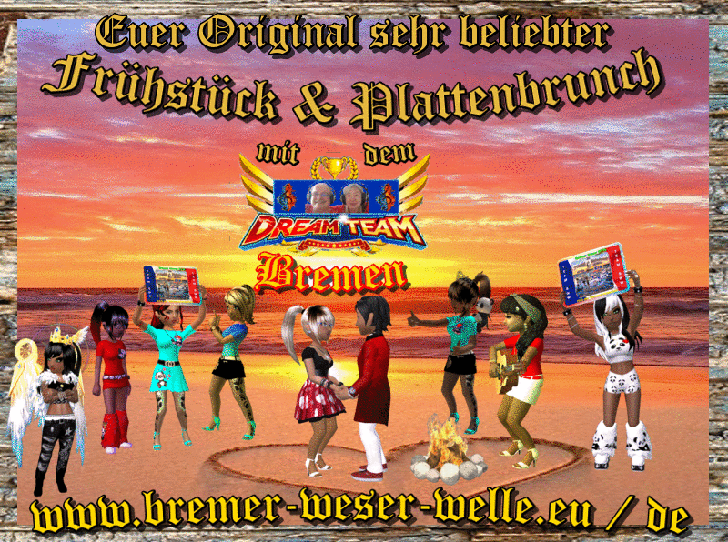 Der beliebte Fr&uuml;hst&uuml;ck & Plattenbrunch mit Eurem DreamTeamBremen