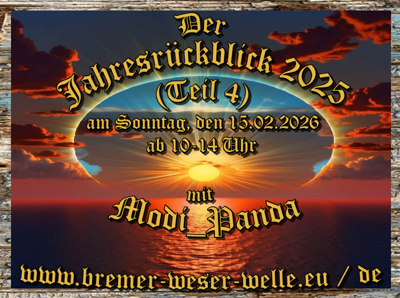 Der Jahresr&uuml;ckblick 2025 (Teil 4) mit Eurem Modi_Panda